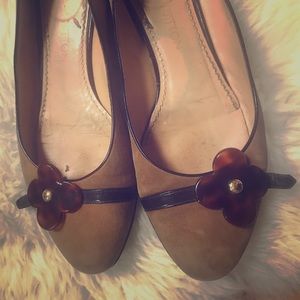 Louis Vuitton and Burberry Flats